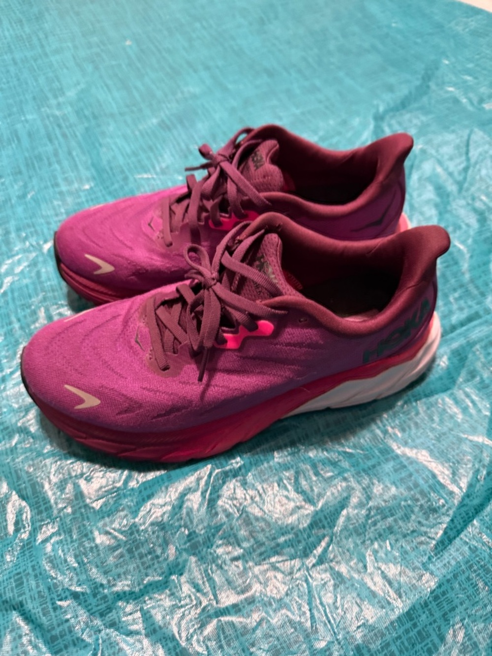 Hoka Women's Fuchsia/Pink Athletic Running Shoes